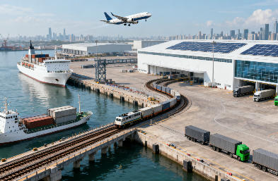 万吨散货船 打通物流脉络 安全高效同行